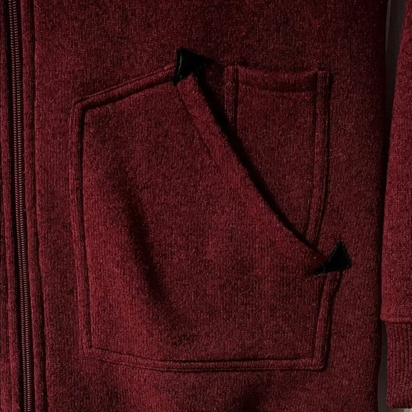 Burton Red hoodie Jacket - Picture 4 of 5